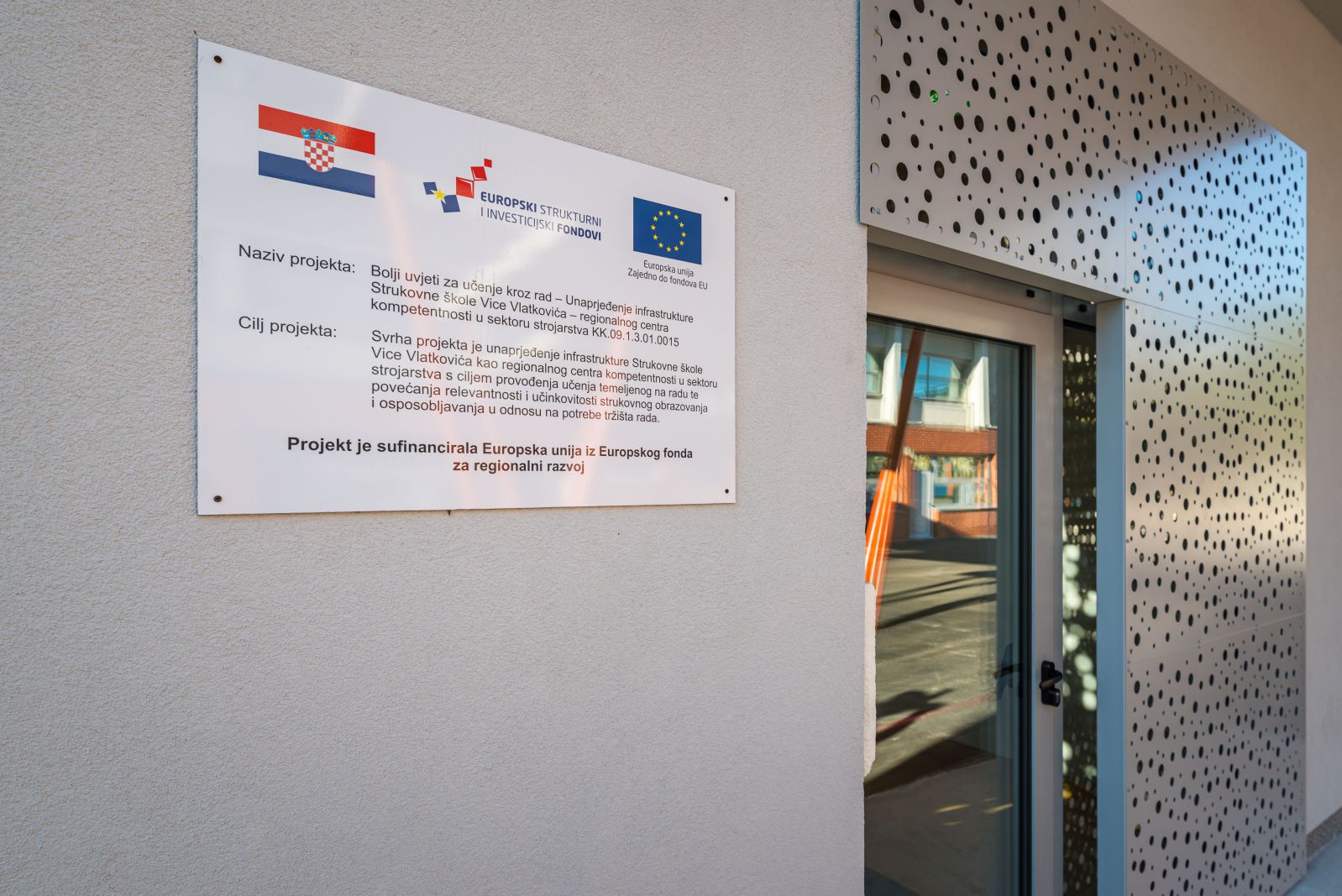 EU projekt Bolji uvjeti za učenje kroz rad SŠ Vice Vlatković