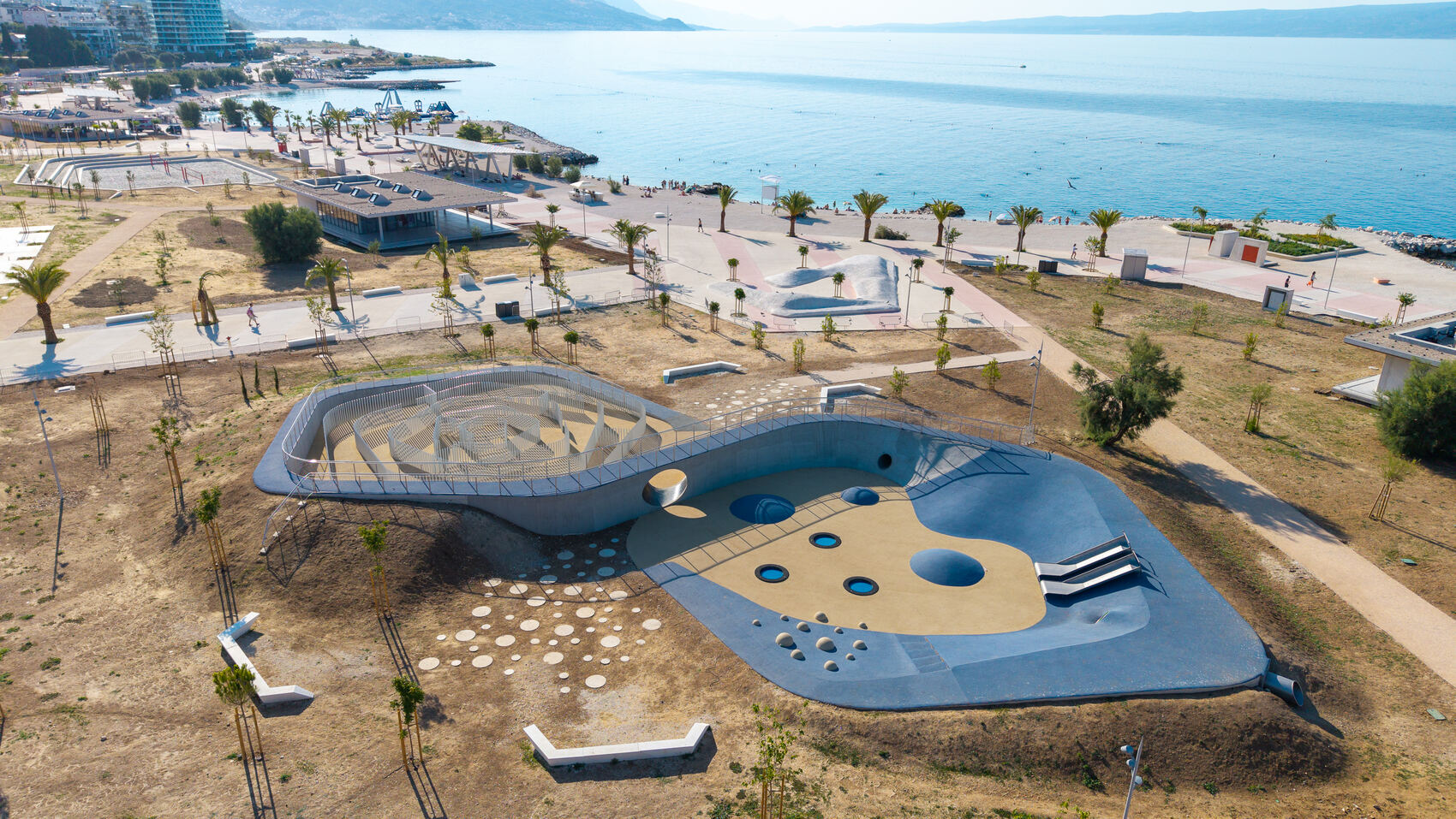 novouređeni Žnjanski plato, Split