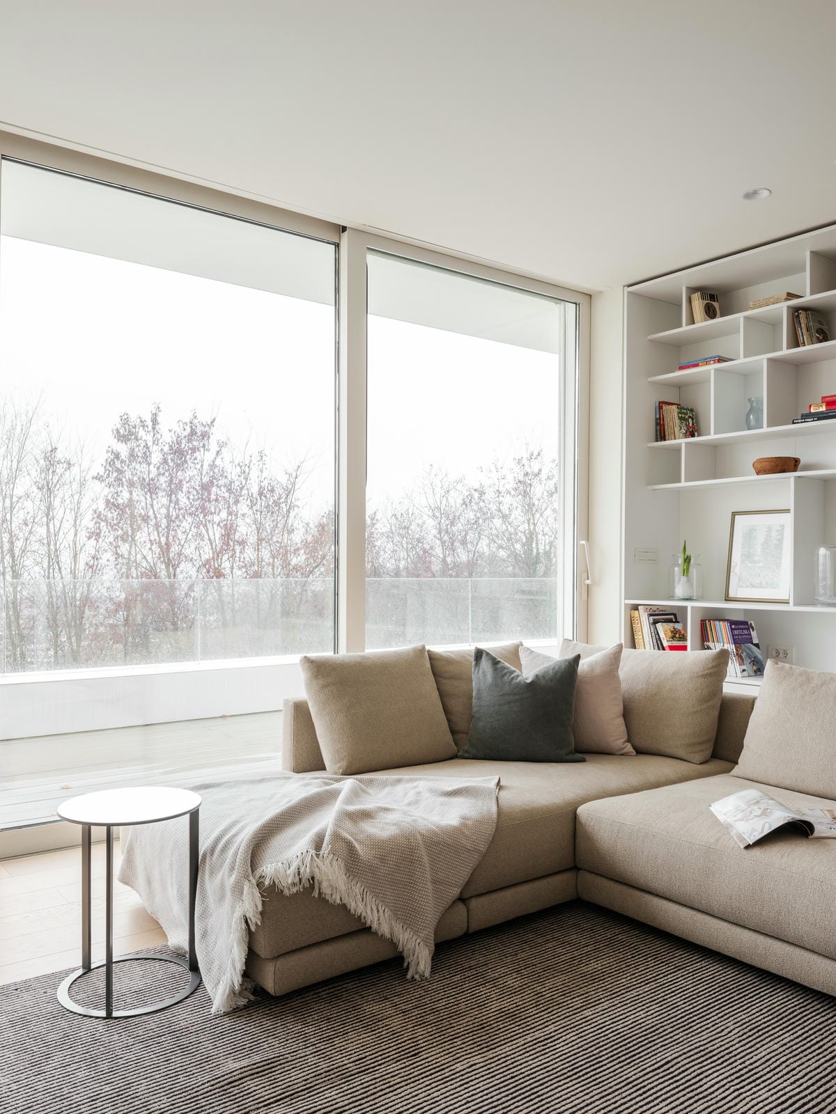 skandinavski dizajn interijera, dnevni boravak