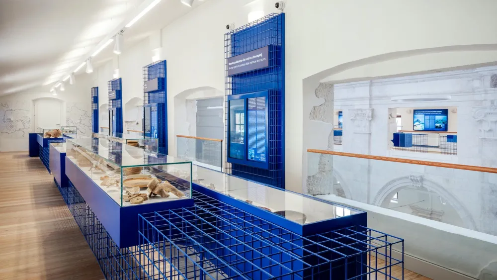 Sveti Nikola – edukativno prezentacijski centar za podvodnu arheologiju  - produkt dizajn izložbenog postava