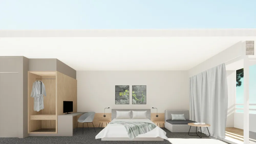 Hotel Issa, projekt interijera, 3D vizualizacija