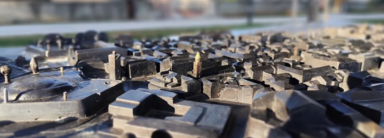 interaktivna skulpturalna maketa zadarske povijesne jezgre 