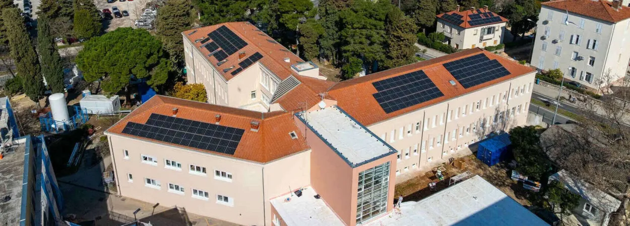 energetska obnova, zgrada Ginekologije, Opća bolnica Zadar