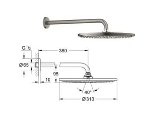 Rainshower Cosmopolitan tuš Grohe