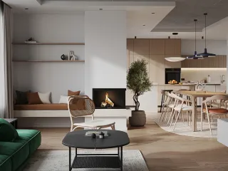 interijer urbane vile, Wizia studio