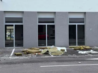 oštećena novogradnja u nevremenu, Zagreb