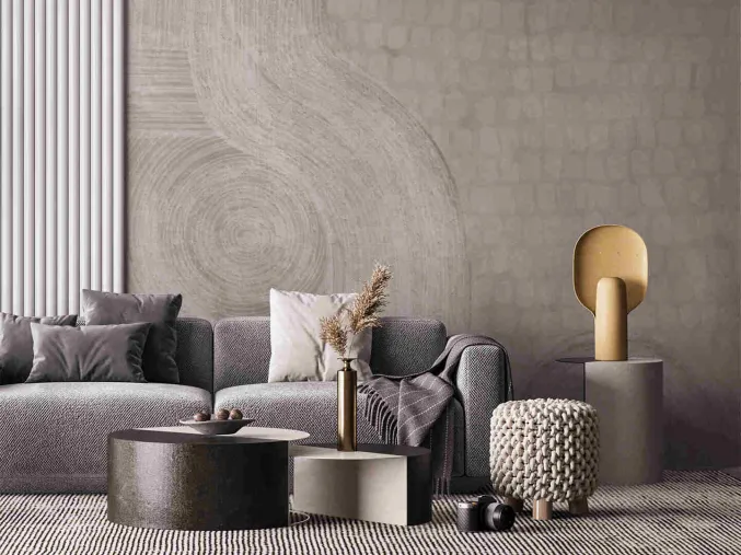 fototapeta Circles in Rye