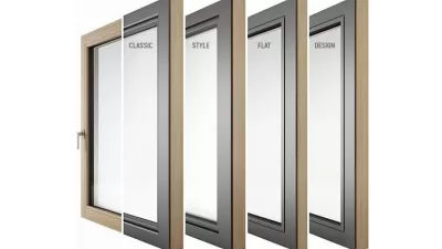 Prozor drvo aluminijski okvir, lokve