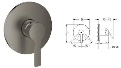 Grohe Lineare jednoručna mješalica za tuš