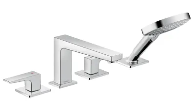 Metropol miješalica za rub kade s četiri otvora