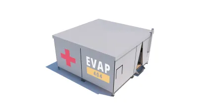 EVAP 404 kućica, vizualizacija, Trokut arhitektura