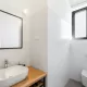 Minimalistički uređena kupaonica kuće za odmor u Istri
