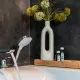 Hansgrohe Talis E jednoručna miješalica za rub kade s tri otvora sa Secuflex kutijom za crijeva