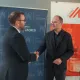 Luka Korlaet i Gerhard Schlattl, direktor Advantage Austria Hrvatska