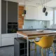 interijer stana nakon renovacije, kuhinja i blagovaonica