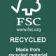 oznaka certifikata FSC RECYCLED