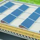 izolacija solarnog ravnog krova s kamenom vunom